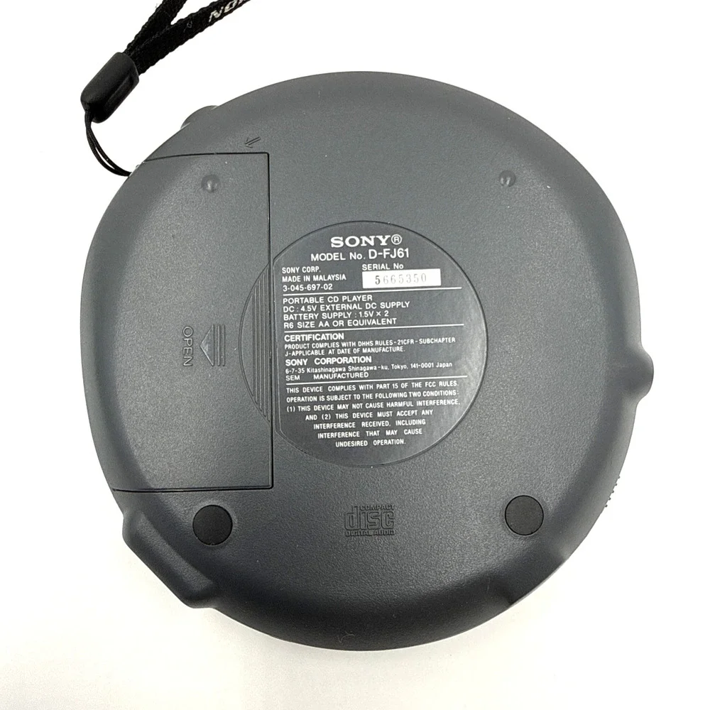 Sony CD Walkman D FJ61 G Protection FM AM CD Player Headphones Tested